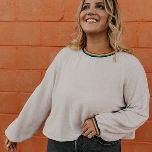 ROOLEE rainbow sweater